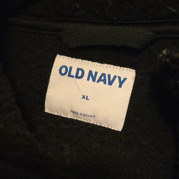 Old Navy Men's Black Zip-Up Sweater - Picture 2 of 3